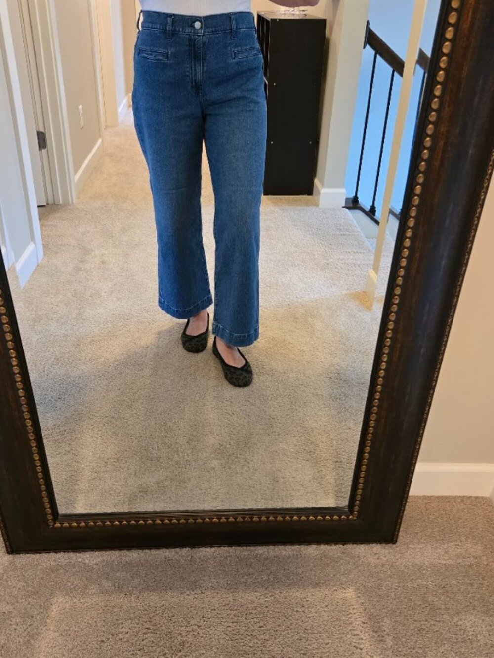 J-Crew Wide Leg Crop Jeans, Sz. 28 / 6